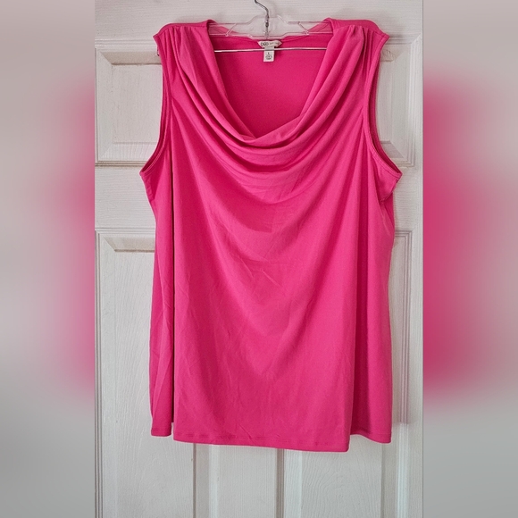 NWOT Cato Women's Pink Sleeveless Top Large - Picture 1 of 4